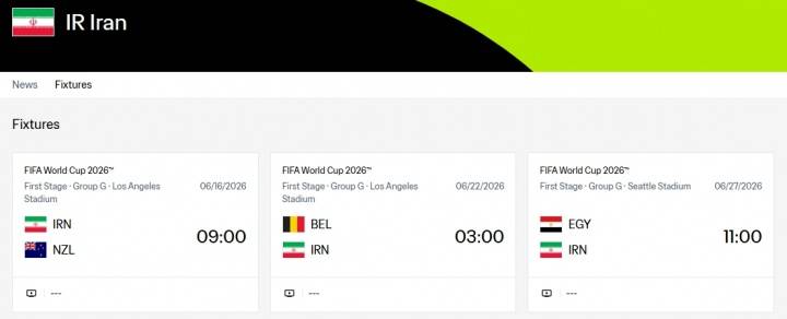 kaiyun不会退赛!西媒曝伊朗将按(àn)時(shí)参加世界杯,3场小組(zǔ)赛均在(zài)美国进行(xíng)